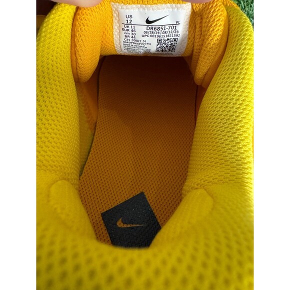 Nike Alpha Huarache Elite 4 Low TB Amarillo Baseball Cleats Men\'s 12 DR6851-701